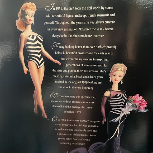1999 40th Anniversary Barbie NIB Mint - Picture 8 of 13